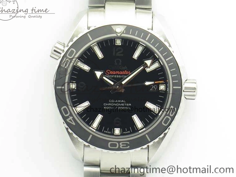 0718 Durable Planet Ocean Professional Ceramic Bezel 42mm 1:1 MK Best Edition Silver Markers On SS Bracelet A 8085